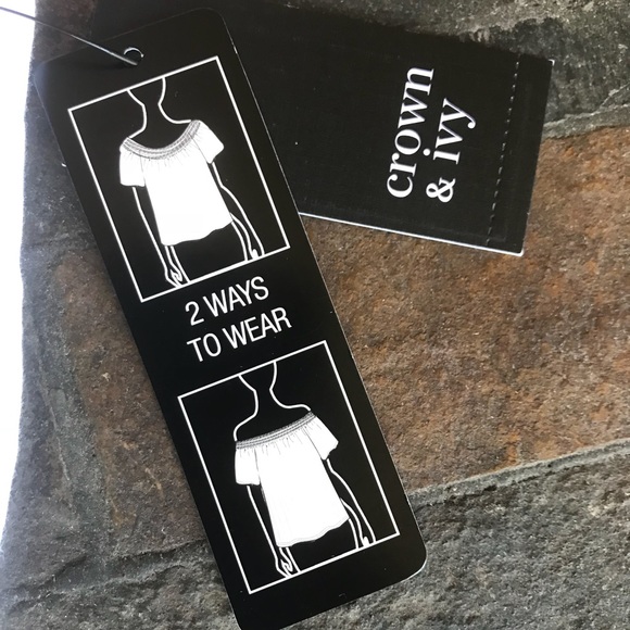 👑CROWN & IVY-Off Shoulder or On - Picture 5 of 8